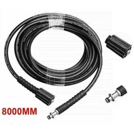 Convient pour Karcher K2 K3 K4 K5 6M / 8M / 10M tuyau de pulverisation de tuyau de nettoyage sous pression 8M (1/4)