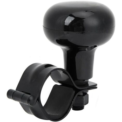 Bouton auxiliaire de booster de boule de volant pour voiture universelle noir (1/4)