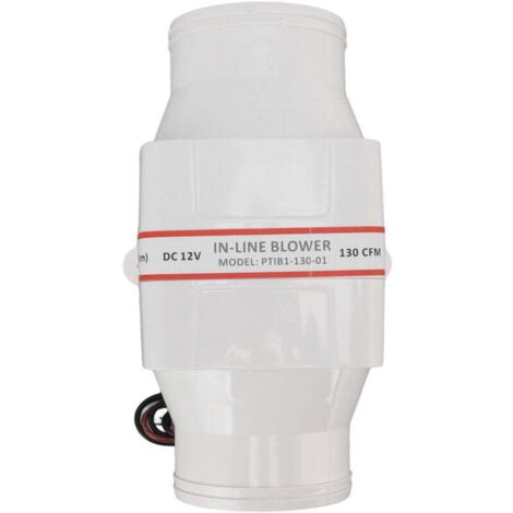 12v électrique en ligne souffleur coque ABS bateau marin en ligne souffleur d'air de cale cabine marine moteur Ventilation ventilateur ventilateur 3 pouces (1/4)
