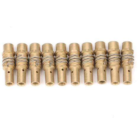 10pcs Porte-embouts Buse Soudage MIG Consommable Accessoire pour Chalumeau Torche 15AK, Accessoire pour Soudage MIG Accessoires et pièces détachées pour fer à souder électrique (1/4)