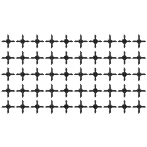 50 raccords de tuyau 4 voies 4/7, raccords transversaux pour tuyaux d'arrosage (1/4)