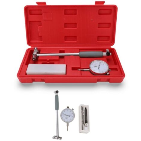Jauge D'aléSage, Indicateur de DiamèTre de 50 à 160 Mm, Outils Industriels Jauge D'aléSage à Cadran Kit D'outils de Cylindre de Moteur de Mesure, PréCision de Niveau 0,01 Kit D'outils de Cylin (1/4)