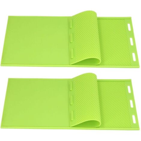 Feuille de Cire d'abeille Moule 2 Pièces 5.4mm Silicone Feuille de Cire d'abeille Moule Cire d'abeille Fondation Presse Moule équipement D'apiculteur