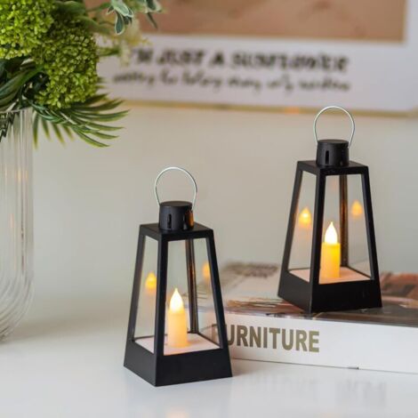 12 Pièces Lanterne Bougie LED 8x4.5cm Avec Batterie - Décoration Mariage Et Jardin