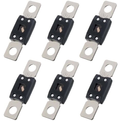 6 Pièces Fusible Voiture, Fusibles Automobiles Plats, Fusibles Gros, courant élévé fusible auto 150A, pour Auto, Bus, Véhicules de Construction, Marine et Mega à Camionnette (150) (1/4)