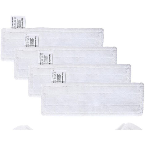 Kit de 4 Bonnettes Microfibre Lingettes Remplacement Microfibre pour Karcher Easy Fix SC2 SC3 SC4 ,Chiffon Accessoire pour Kärcher Easy Fix (1/4)