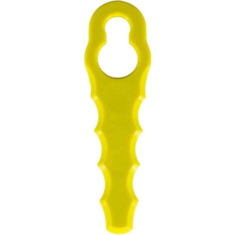 Lot de 100 Lames de Rechange compatible pour Ryobi Coupe Bordure, Têtes Double Lames Dentelées RAC155 RAC157 RAC158 (1/4)