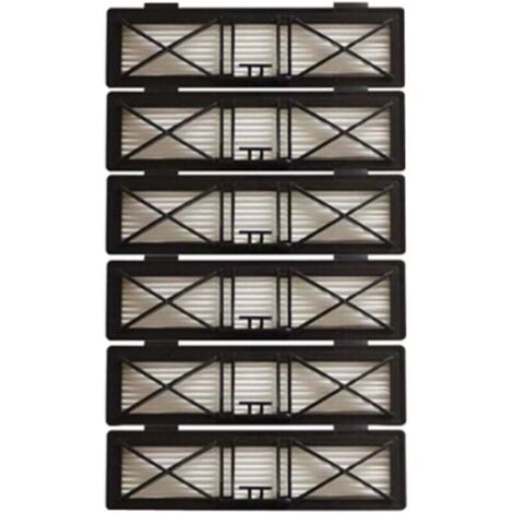 Lot de 6 filtres HEPA pour balayeuses Neato série D D75 80 85 (1/4)