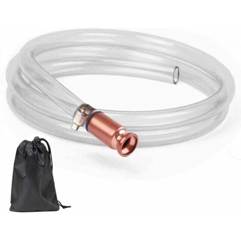 Tuyau Siphon Pompe Manuelle pour Carburant Essence Gasoil Eau Shaker Siphon Transférer Le Liquid Siphon Auto amorçant Tuyau de pompage Automatique (1/4)