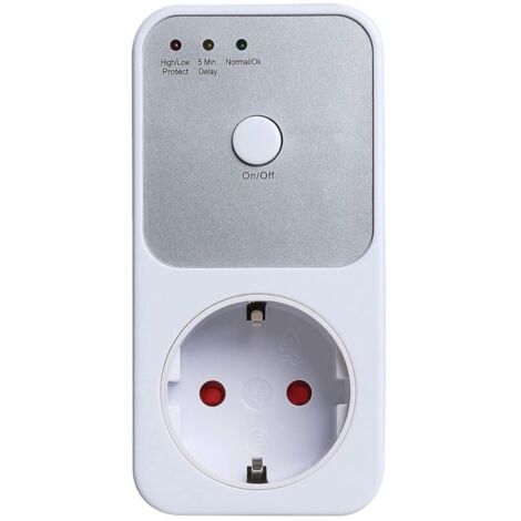 Interrupteur de prise de protection de tension automatique AC220V Power Surge Safety Protector eu plug socket réfrigérateur protecteur-1pièce (1/4)