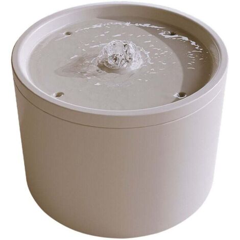 Fontaine à Eau sans Pompe, 1 L, Fontaine à Eau pour Petits Chiens et Chats, Passe au Lave-Vaisselle, Assemblage et Nettoyage faciles, Filtre Inclus，Distributeur d'eau en céramique (1/4)