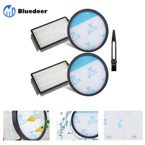 HEPA Kit de filtres pour aspirateur Rowenta COMPACT Power XXL RO4825EA RO4811EA RO4871EA RO4855EA RO4826EA RO4859EA RO4881EA （ZR78000 Filtres） Bluedeer (1/4)