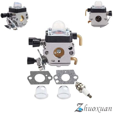 Carburateur de Remplacement pour Taille-Haie Stihl HS45 et Débroussailleuses FS38, FS45, FS46, FS55, FS55R, KM55, HL45, KM55R - Bluedeer (1/4)
