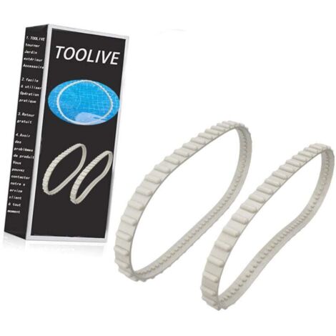 Lot de 2 courroies RCX23002 Aquavac Tiger Shark pour nettoyeur de piscine Hayward Aquavac Tiger Shark et ShakVac (longueur du rail 88 cm)-