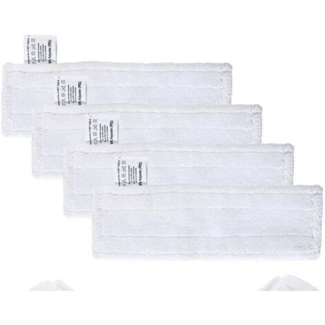 Lot de 4 chiffons en microfibre Chiffons de rechange en microfibre pour Karcher Easy Fix SC2 SC3 SC4, Chiffon accessoire pour chiffon Easy Fix Kärcher, microfibre et lingette (1/4)