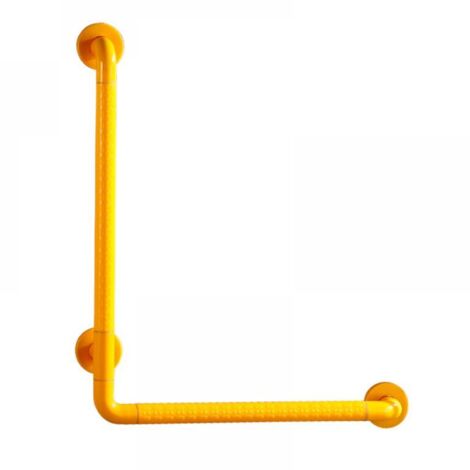 Barre d'appui murale pour douche, barre de sécurité antidérapante, lumineuse et sans obstacle pour salle de bain (68 x 38 cm) (1/4)