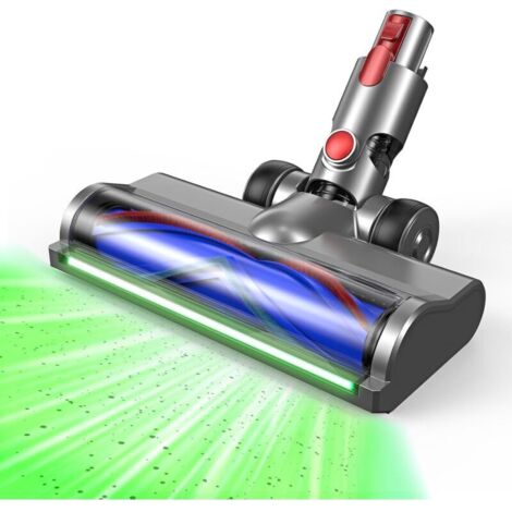 Pièces de rechange pour brosse de sol Dyson V7 V8 V10 V11 V15 (avec entraînement direct). La lumière verte permet de visualiser les poussières fines. (1/4)