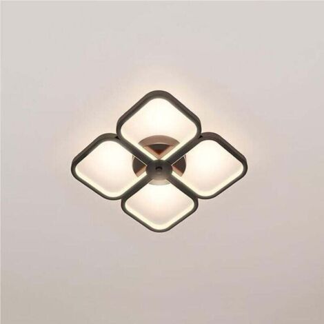 Plafonnier LED minimaliste  pour chambres, escaliers, balcons et entrées - Puits de lumière blanc avec variateur tricolore (1/4)