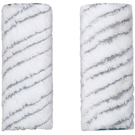 Brosse à rouleau grise  compatible avec les nettoyeurs de sols Kärcher FC3, FC3D, FC5 et FC7, accessoire de rechange (1/3)