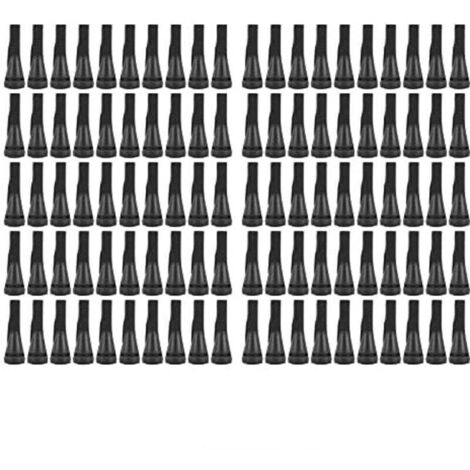 100 PCS Doigts De Plumeuse De Poulet pour Machine De Plumeuse De Volaille, Épilation en Poultry Epilator Caoutchouc Doigt Plumeuse Picker pour Poulet, Canard, Plumes D\'oies (Le Noir) (1/4)