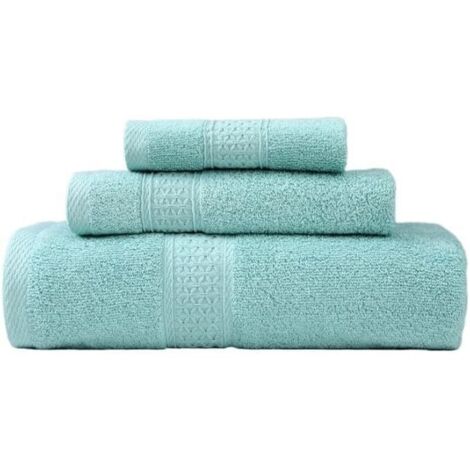 Serviettes de table turques en coton premium , douces et absorbantes, lot de 3, vertes, en coton à fibres longues, coffret cadeau (1/4)