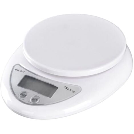 Mini Balance De Cuisine Haute Précision Précision 5 Kg/1 G Grand Écran Lcd Fonctionne Batterie(Batterie non incluses) (1/4)