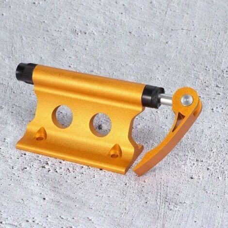 MISUVRSE Bloc de vélo - Support de fourche avec sangles et adaptateurs - Fixation rapide - Support de fourche avant de vélo - Support de fourche universel en alliage