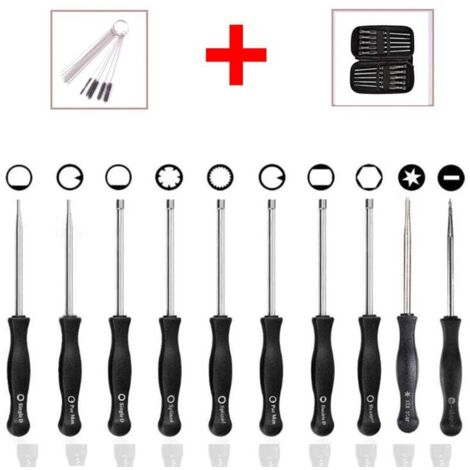 Lot de 10 tournevis pour carburateur de réglage commun à 2 cycles,Outil de réglage du carburateur pour petit moteur (1/4)