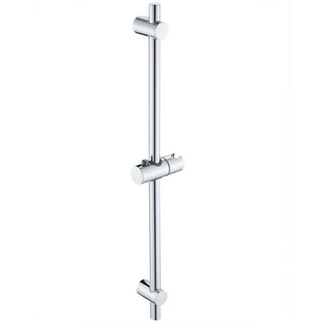 Barre de Douche Acier inoxydable Ensemble de Douche 68cm Avec Support de Douche Dimensions 68 x 2,2 cm, chromé (1/4)