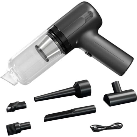 Mini aspirateur, aspirateur de voiture léger sans fil, aspirateur domestique de 200W, aspirateur à main, aspirateur compact, kit de nettoyage de voiture, accessoires de voiture pour la maison (1/4)