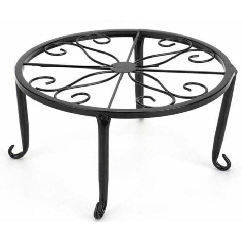 Support à fleurs autoportant moderne et simple pour balcon, salon ou intérieur, étagère mobile en fer, porte-pots (1/4)