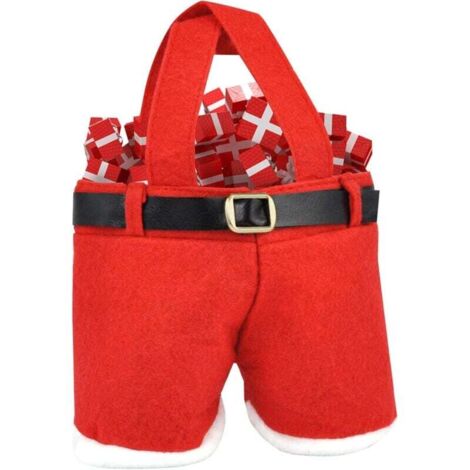Coffret cadeau mignon en forme de pantalon de Père Noël/Saint Nicolas (1/4)