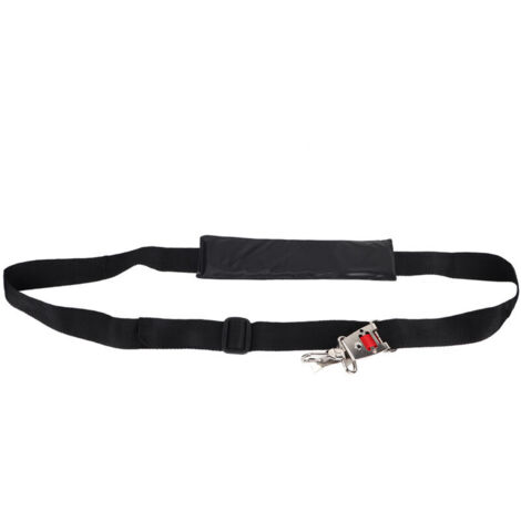Sangle de transport pour débroussailleuse, ceinture d'épaule simple pour débroussailleuse avec crochet de transport pour débroussailleuses avec crochet de transport (1/4)
