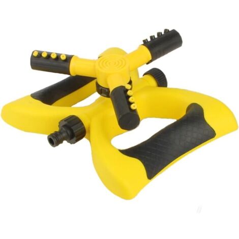 Arroseur rotatif à 360 degrés pour jardin et pelouse avec base et raccord de tuyau réglable pour grands jardins (1/4)