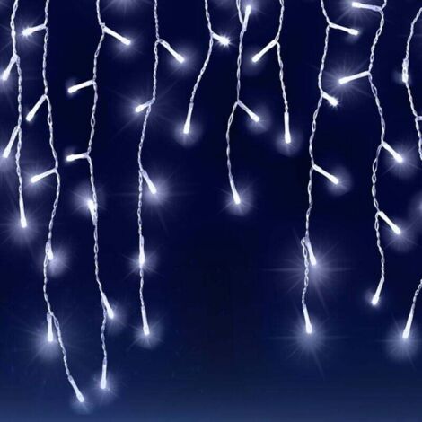 Guirlande lumineuse 200/400/600 LED avec télécommande fonction timer options-600 LED blanc froid avectélécommande (1/4)