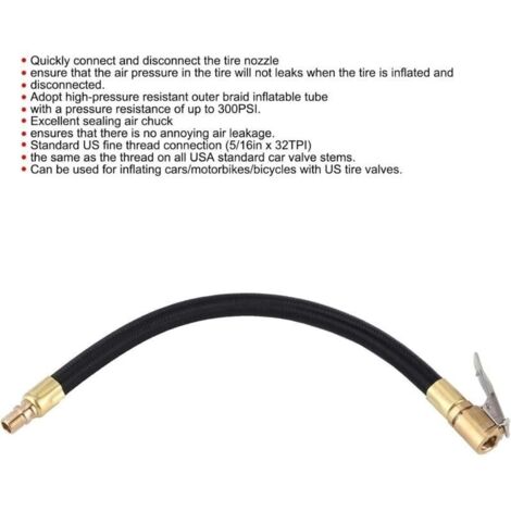 Beimus Pompe à Vélo Double Tête – Adaptateur De Valve Universel, ABS, Gonflage Ballon/Vélo/Jouets, Lot De 3 Connecteurs, Sport Et Voyage