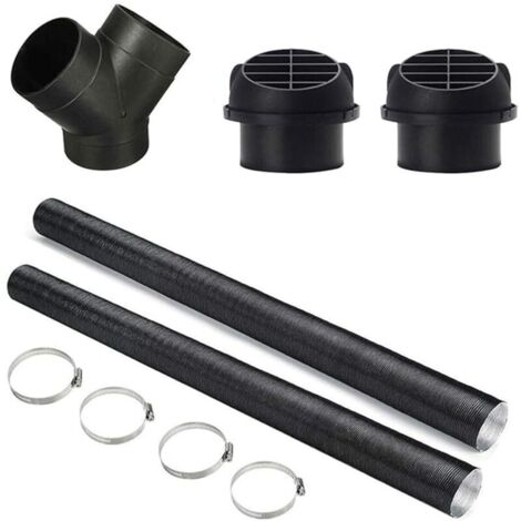 Tuyau de chauffage de voiture 75 mm, accessoires de chauffage diesel, kit de tuyau en Y, chauffage de voiture, accessoires de chauffage auxiliaire (1/4)