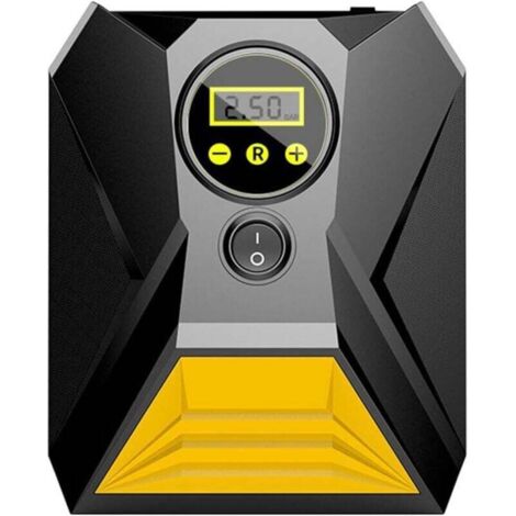 Gonfleur de pneu de voiture, compresseur d'air portable, pompe à pneu de voiture pour voitures, vélos, motos (1/4)