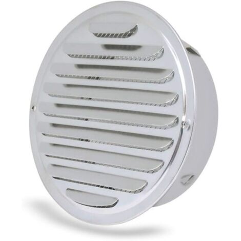 Grille d\'aération - ronde Grille d’aération,Acier Inoxydable Grille D\'aération Trou,Ventilation avec Filet, Rond Grille d\'aération de Tuyau d\'échappement，ø 100 mm (1/4)