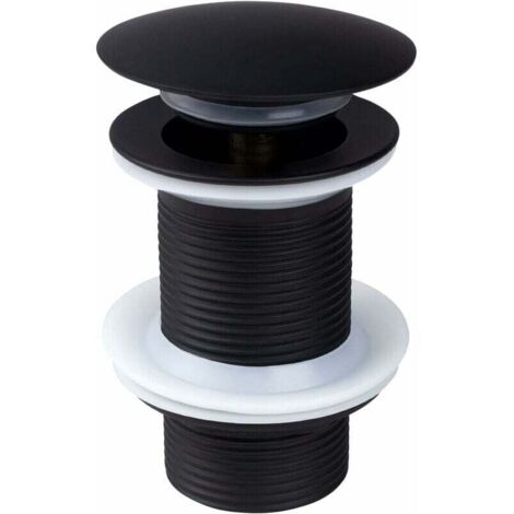 Bonde universelle, bonde lavabo sans trop-plein noir, bonde bonde lavabo bonde bonde lavabo bonde pop up pour lavabo vasque (1/4)