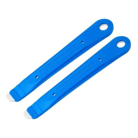 Levier de pneu en acier, outil en métal renforcé pour réparation de pneus de vélo (1/4)