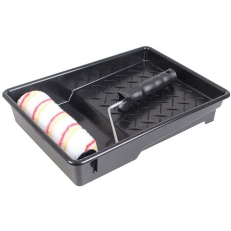 Fit For The Job Lot de 3pcs Rouleau 230mm pour peinture artisanale de peinture-émulsion sur murs et plafonds Manchon poils moyens (1/4)