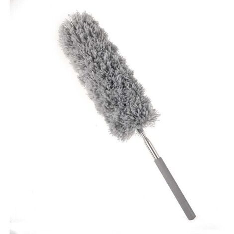 Plumeau Poussière,Plumeau Télescopique Microfibre avec Poignée en Acier Inoxydable Plumeaus Lavable Parfait pour Éliminer la Poussière chez Vous ou dans Votre Voiture (1/4)