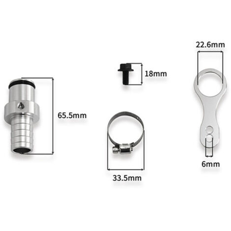 Adaptateur de remplacement pour tuyau de dérivation de liquide de refroidissement pour RAM EGR 2009-2019 (1/4)