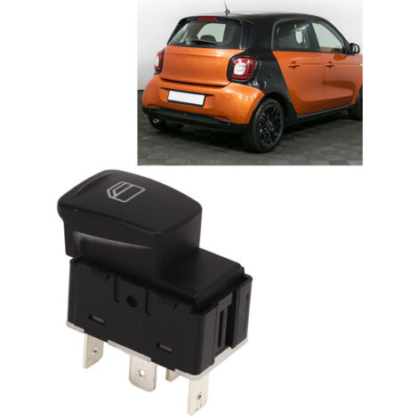 Remplacement du Bouton de Commande de Lve-vitre pour SMART 454 FORFOUR, A4548201010 Commutateur de Lve-vitre Sensible Bouton Principal de Fentre Rponse Rapide Accessoires équipement intérieur (1/4)