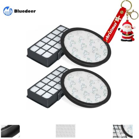 Lot de 2 Filtres HEPA pour Rowenta Silence Force Cyclonic 4AAAA RO7647EA RO7663EA RO7676EA RO7681EA (Modèle RO76xx) Aspirateurs, Filtre de Rechange Accessoires ZR903701 H246 Bluedeer (1/4)