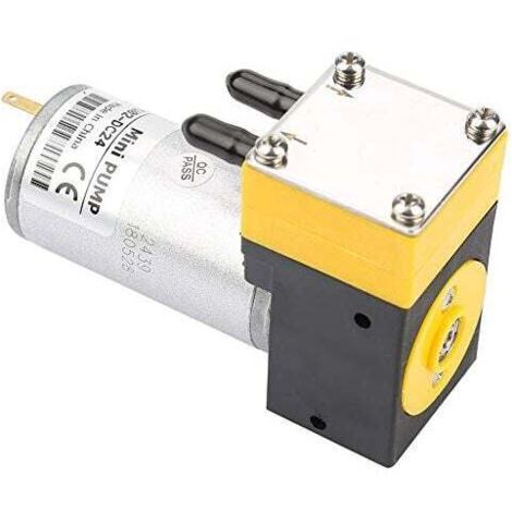 24V Mini pompe à membrane Pompe à pression auto-amorçante Pompe à vide Pompe à eau électrique 0.4-1L/Min (1/4)