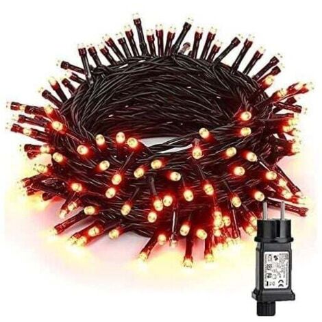 Automne Decoration Guirlande Lumineuses, 20M 200 LED Halloween Guirlande Lumineuse Exterieur 8 Modes Étanche Noel Girlande de Lumière pour Thanksgiving Mariage Fête Jardin Festival Intérieur (1/4)