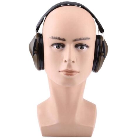 Casques Antibruit Industriels, Réduction du Bruit Cache-oreilles Acoustiques Protection de l'ouïe Protège-oreilles pour le Tir au Travail(241511cm-Vert) Protection auditive A (1/4)