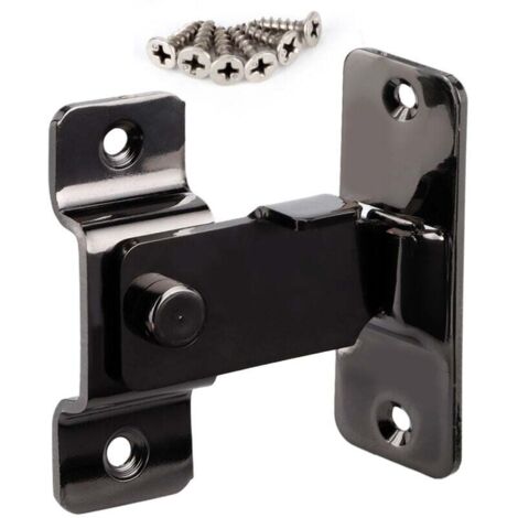Serrure de porte coulissante, Angle droit de 90 degrés, boucle antivol, raccords matériels, système de sécurité (1/4)